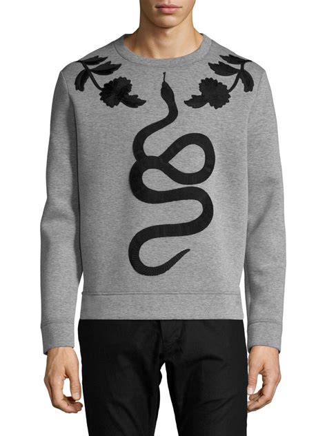 sweatshirt gucci snake|Gucci dress shirt snake.